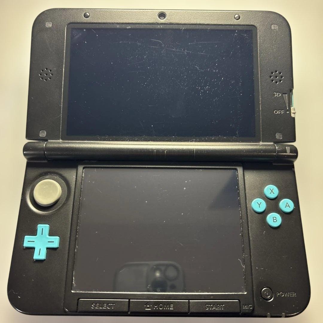 Nintendo 3DS XL LL Limited Pack Turquoise x Black Console USB cable Japanese ver