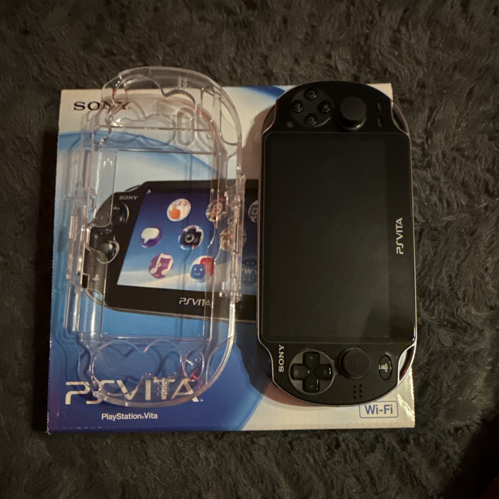 PS Vita 1000 OLED Black CIB + USB-C Adapter + 256GB SD2Vita Bundle