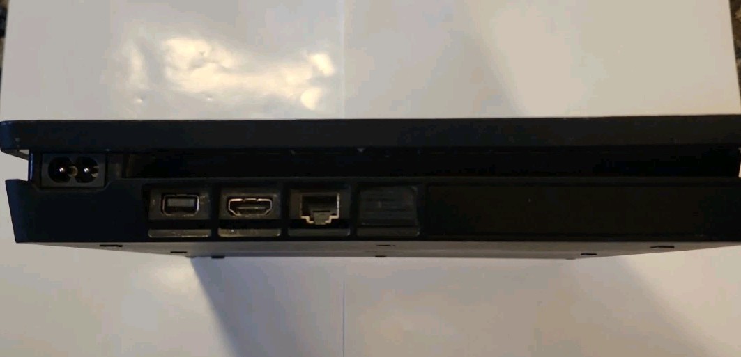 Sony Playstation 4 Slim (PS4) Black- Console Works- CD Drive Needs Repair Only