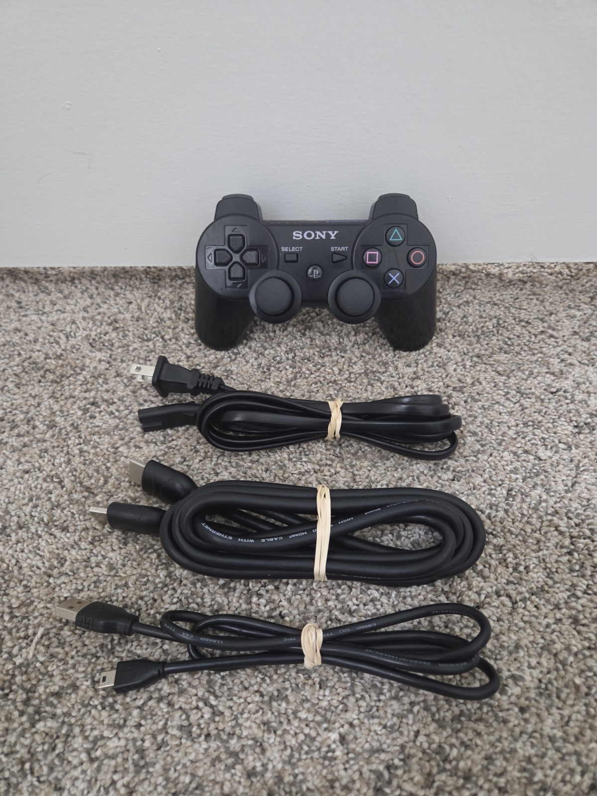 Sony PlayStation 3 Super Slim 256GB Console with Controller And Cables