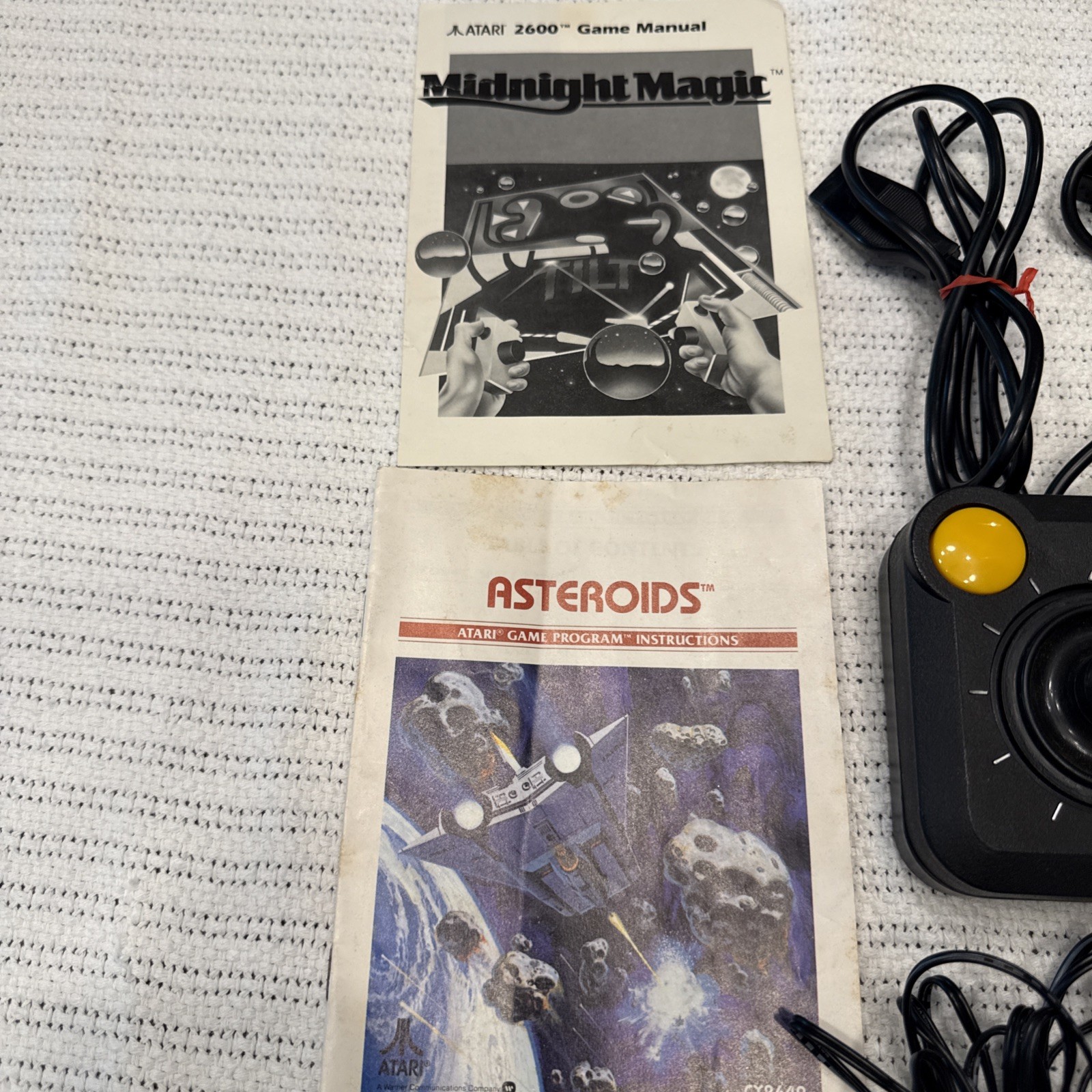 Atari 2600 Jr. Gaming Console Bundle 13 Games 4 Controllers 6 Manuals