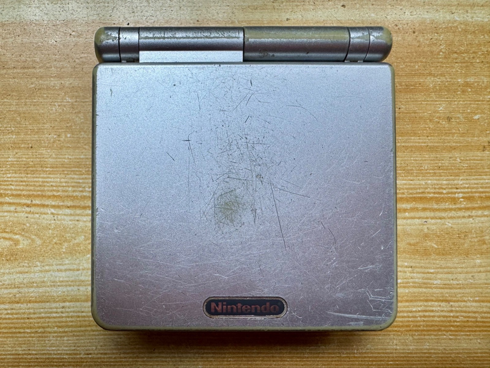 Nintendo Gameboy Advance SP AGS101 Ice Metallic Silver Handheld System Console