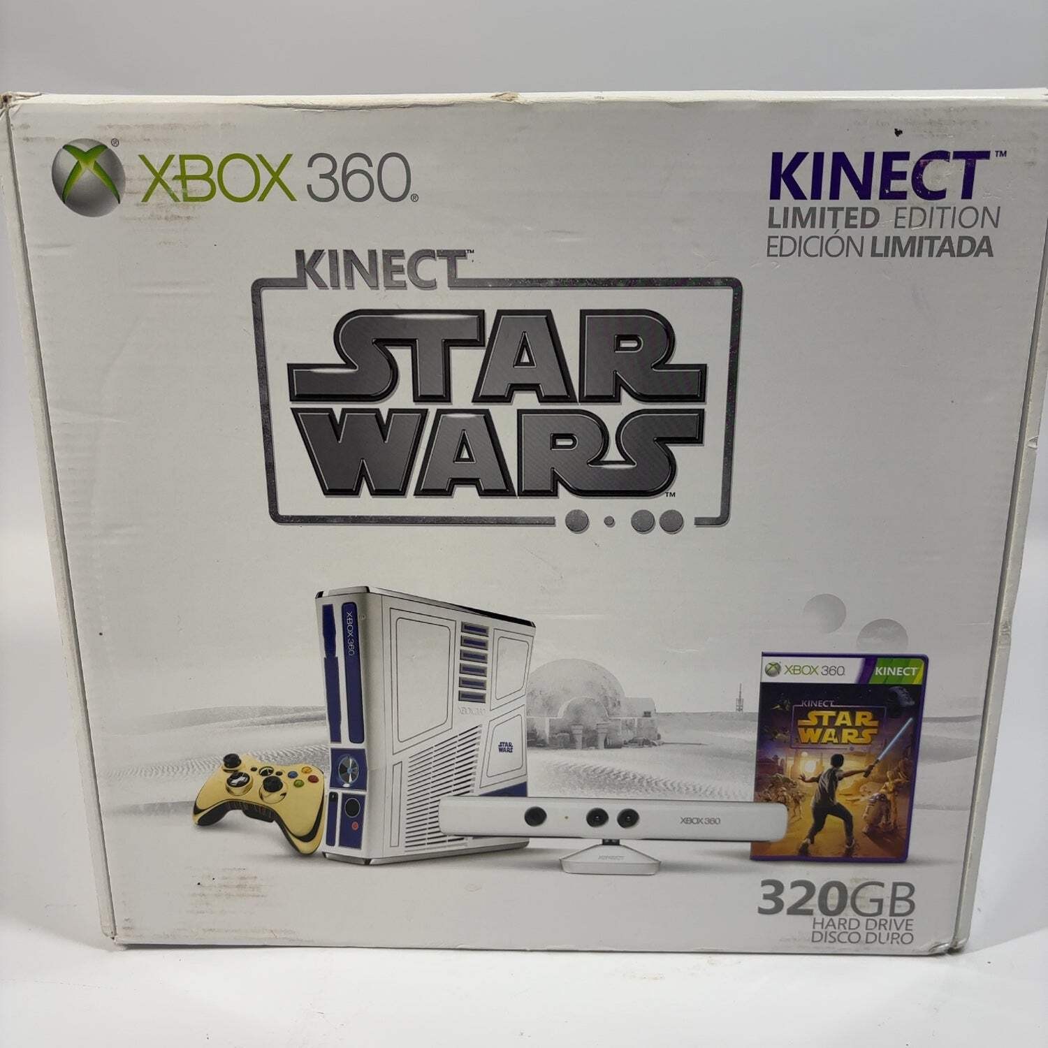 New Microsoft Xbox 360 320GB Console Gaming System Star Wars KOAAS6VIA3 SEALED