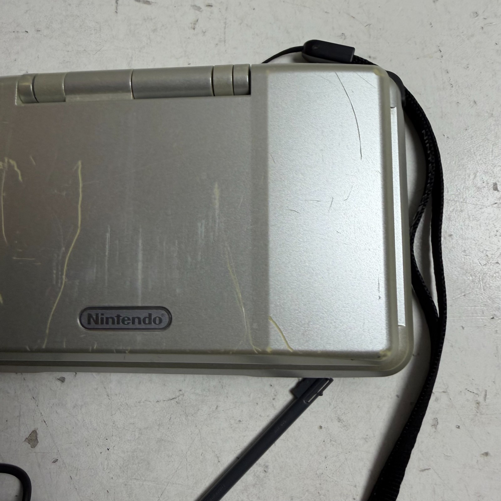 Nintendo DS NTR-001 Titanium Dual LCD Display Handheld Video Gaming Console