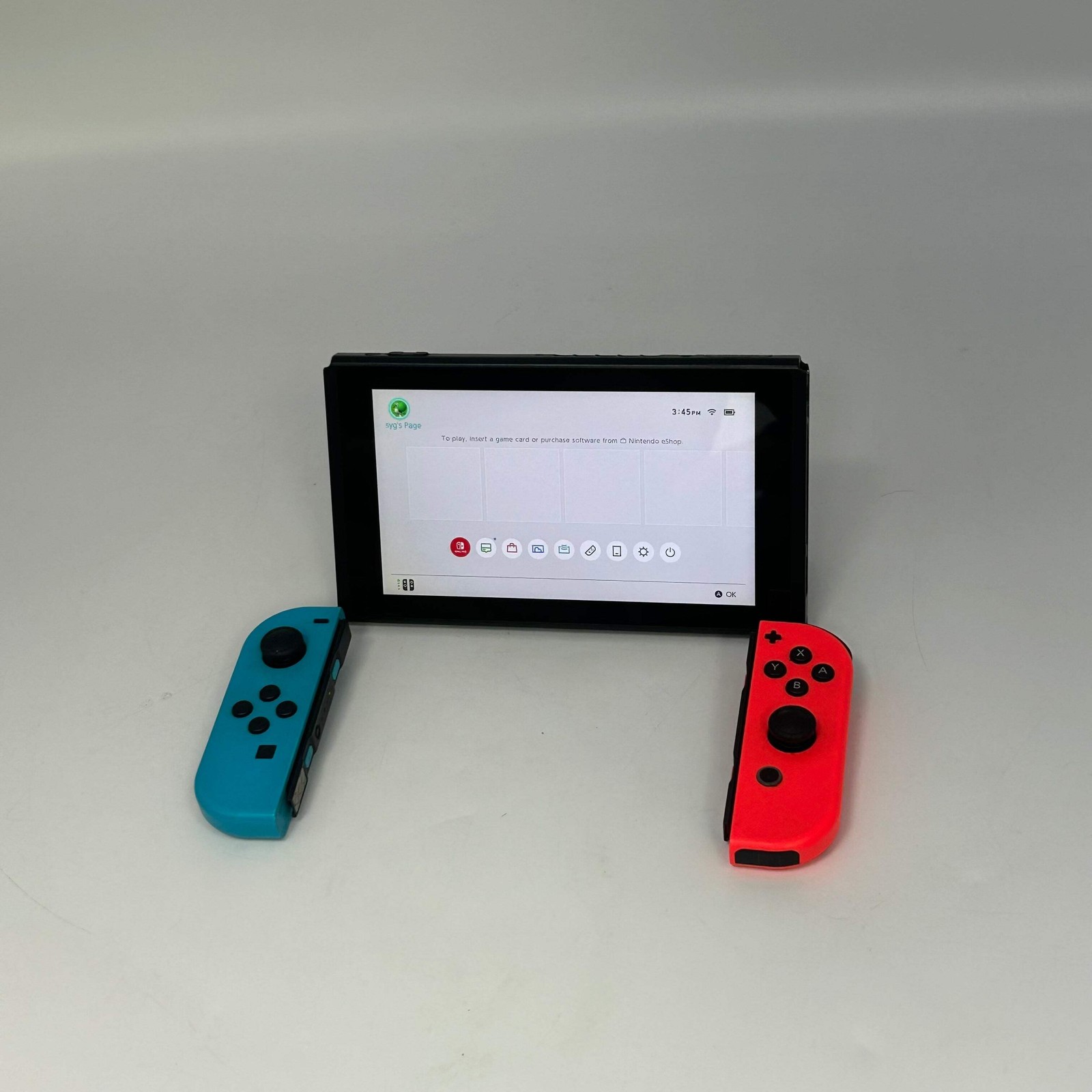 Nintendo Switch HAC-001-01 2019 Black 32GB Console with Joy-Cons, Power Cable, a