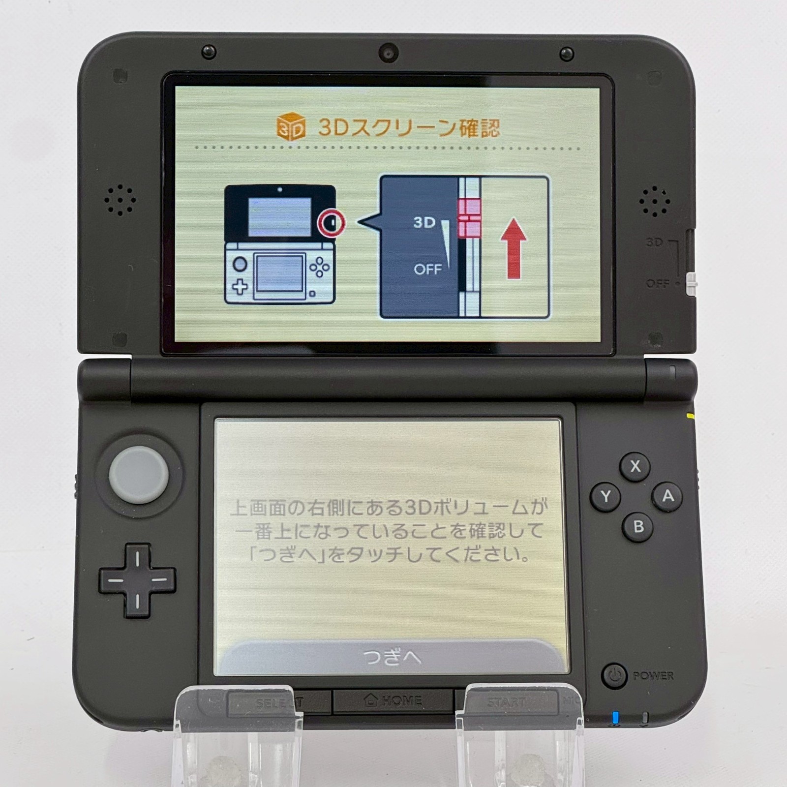 Nintendo 3DS LL XL Silver Black Console Boxed Region Locked Japanese Excellent