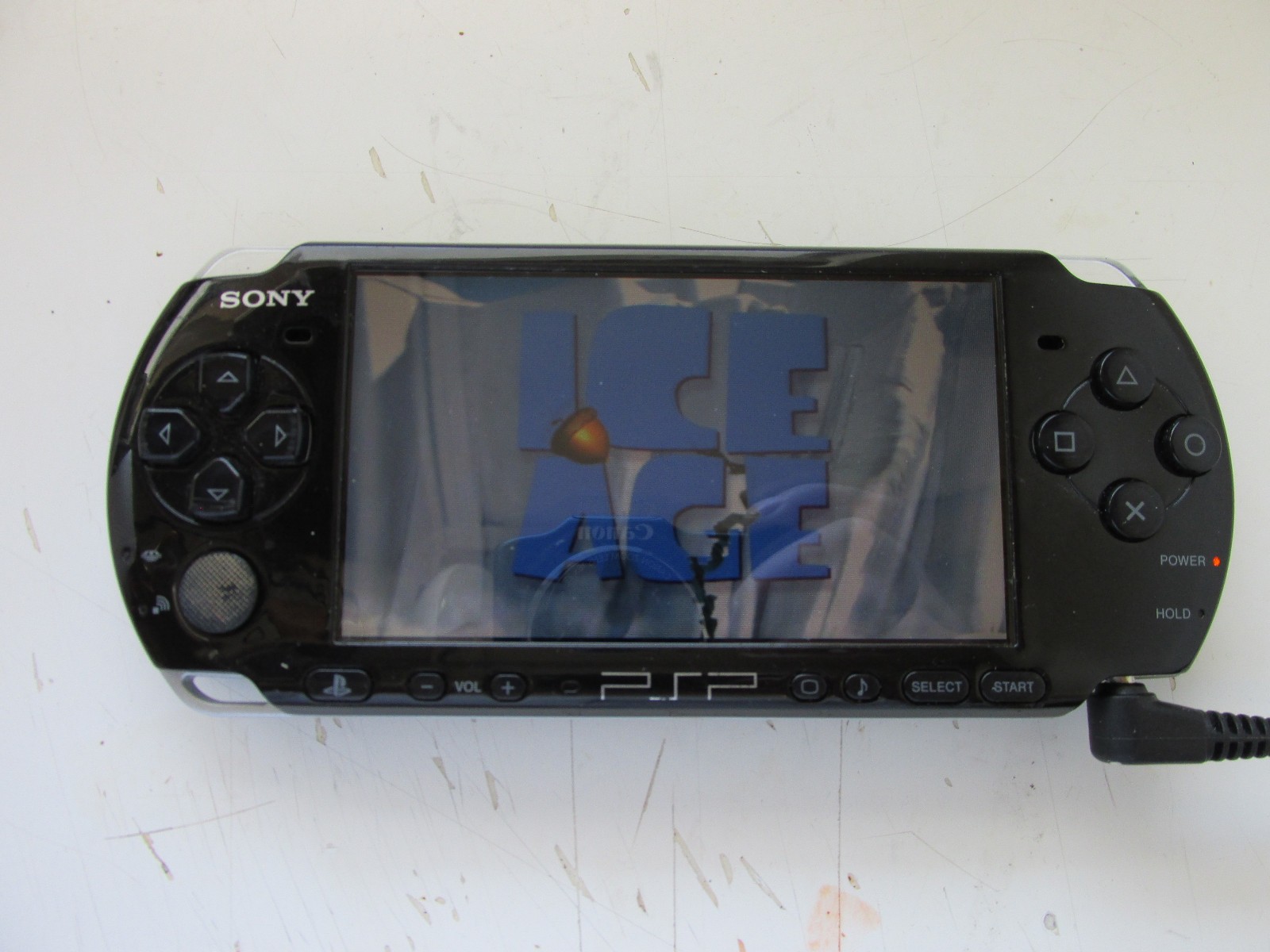 Sony PSP-3001 Handheld Console W/ Charger & 1 Disc Tested Working.