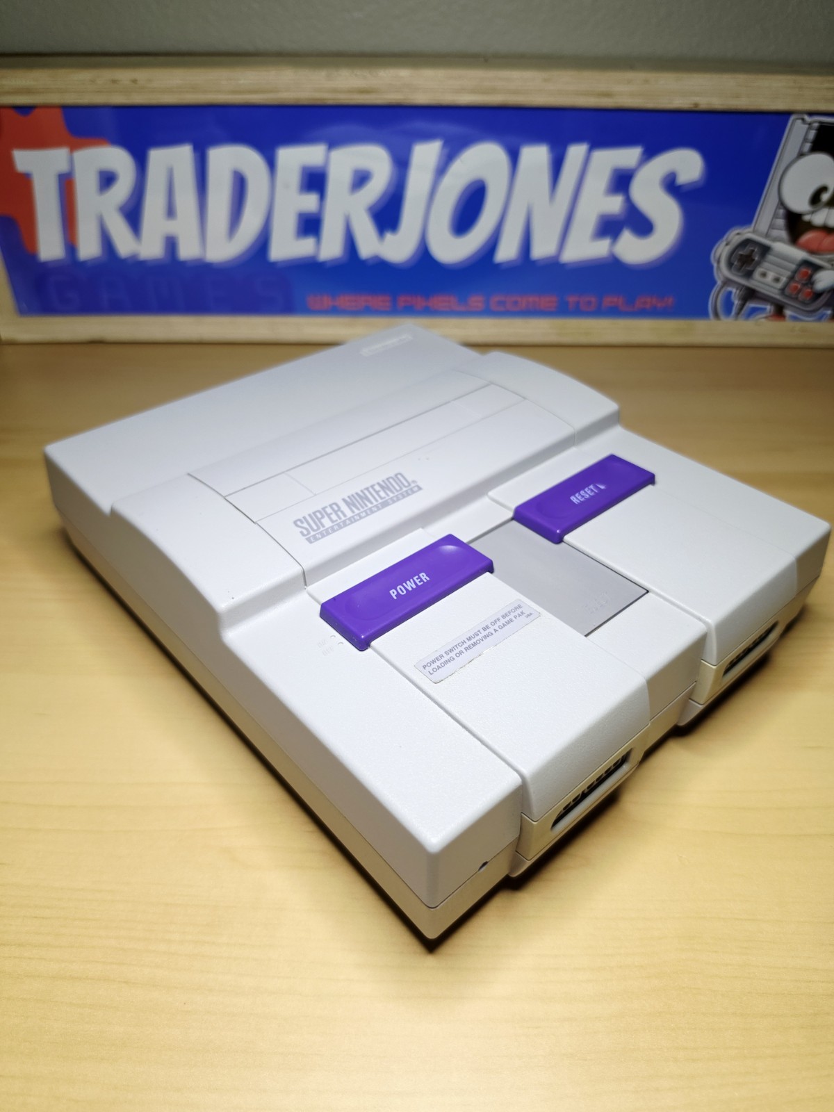 Super Nintendo SNES Console – Tested / Working – Cords + Controller
