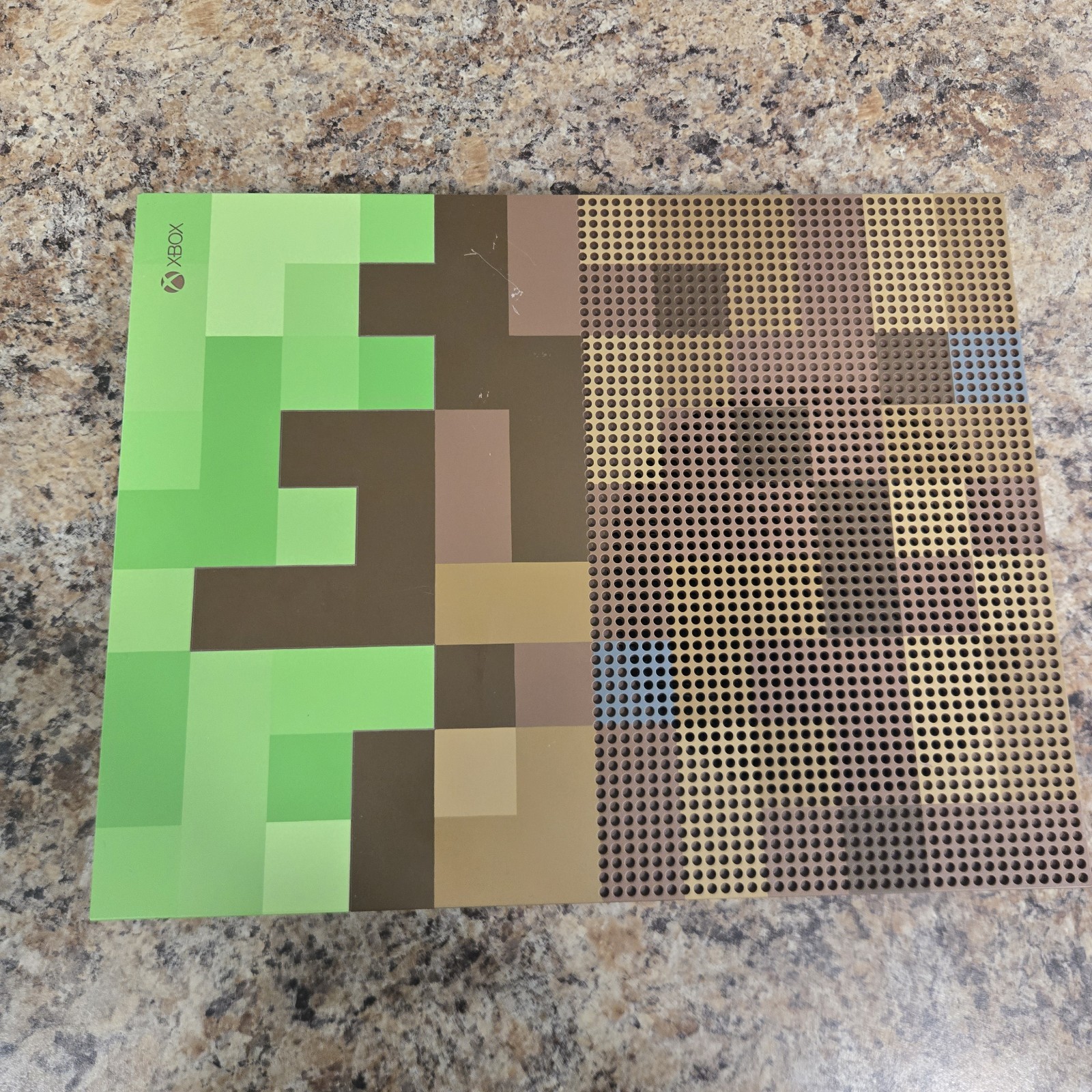 Microsoft Xbox One S Minecraft Limited Edition Bundle 1TB Green & Brown Console