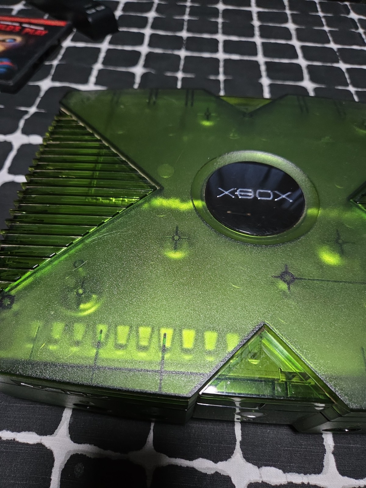 Xbox Original Green Halo Special Edition Console ONLY Microsoft