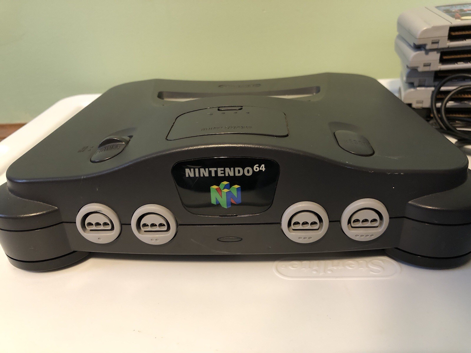 Nintendo 64 Console With Box N64 Controller/Expansion & Rumble Pack/Games