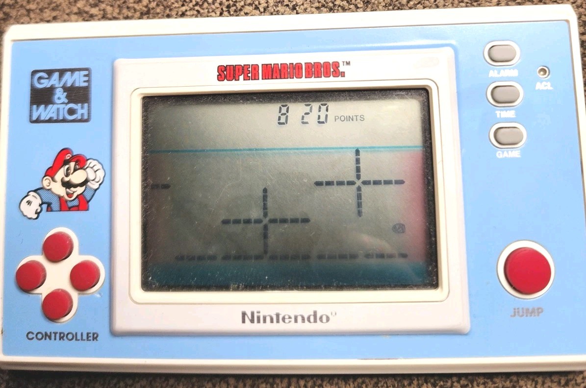 Nintendo Game And Watch – Super Mario Bros 1988 Tested And Works Great! OG Owner