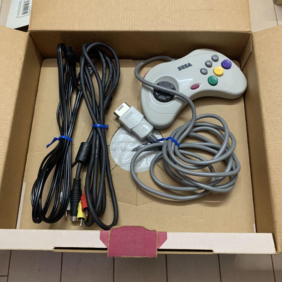 Sega Saturn HST-0014 Boxed Tested NTSC-J White Ready-to-play set From Japan