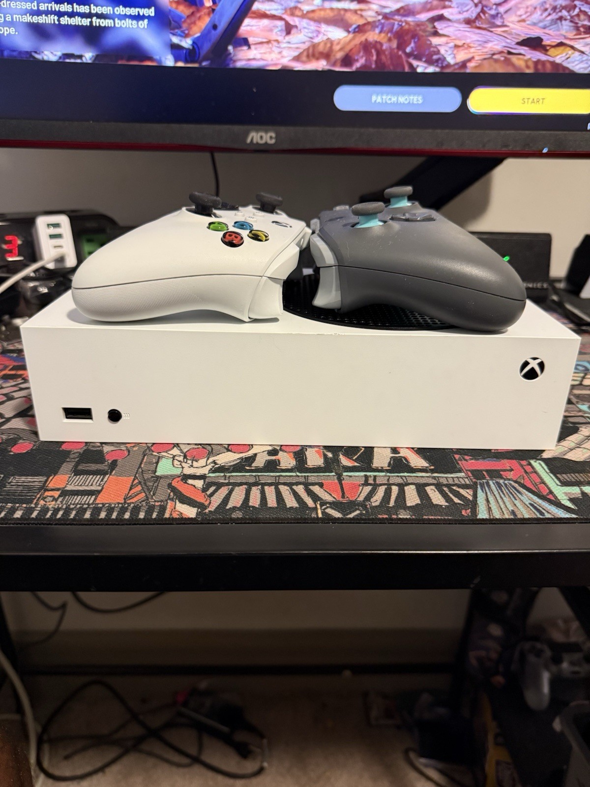 Microsoft Xbox Series S 512GB White, Two Controllers, W/ Power Cable