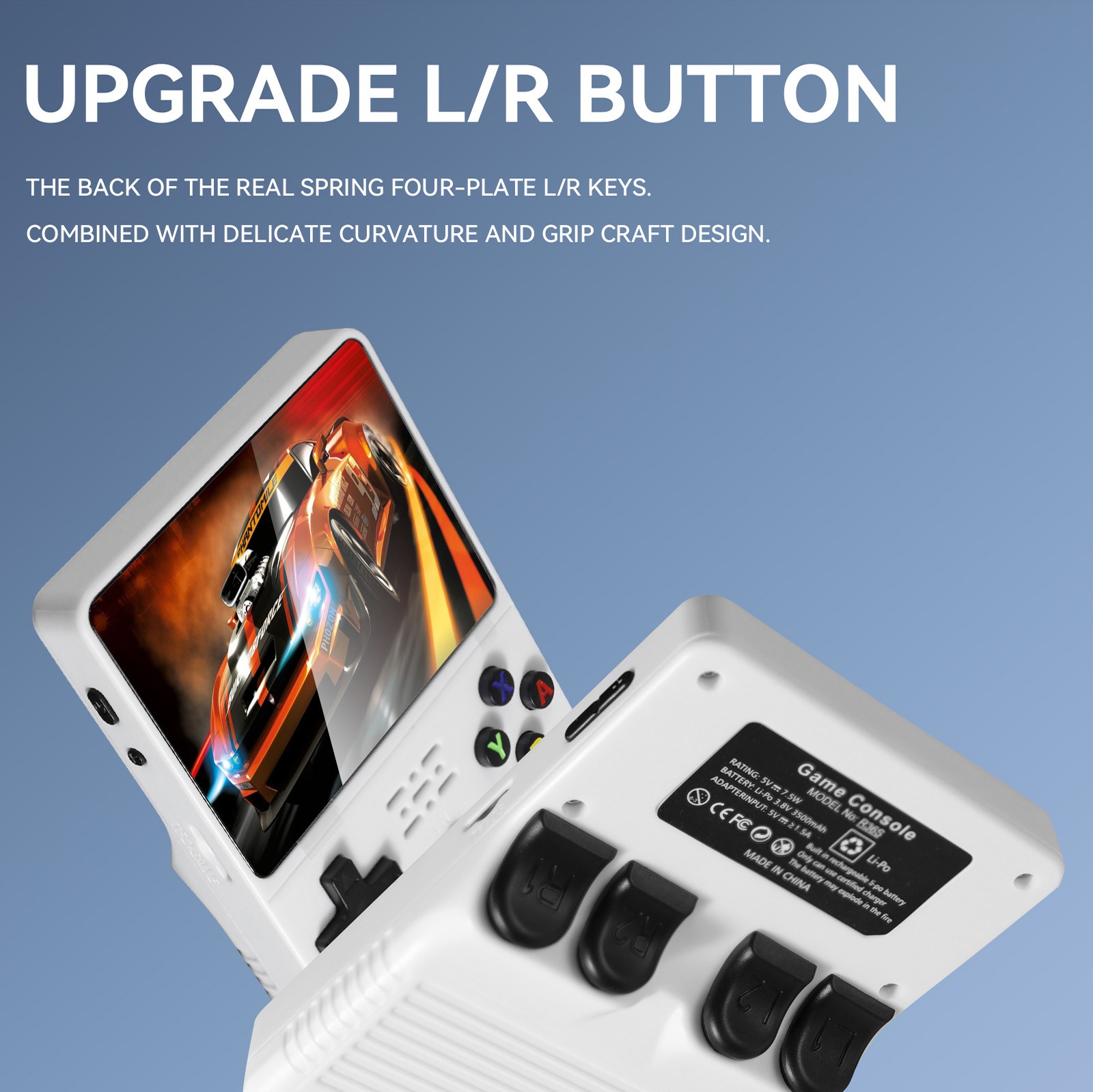 128GB,R36S Handheld Game Console 3.5 Inch IPS Screen,20000+ Games, Video Games