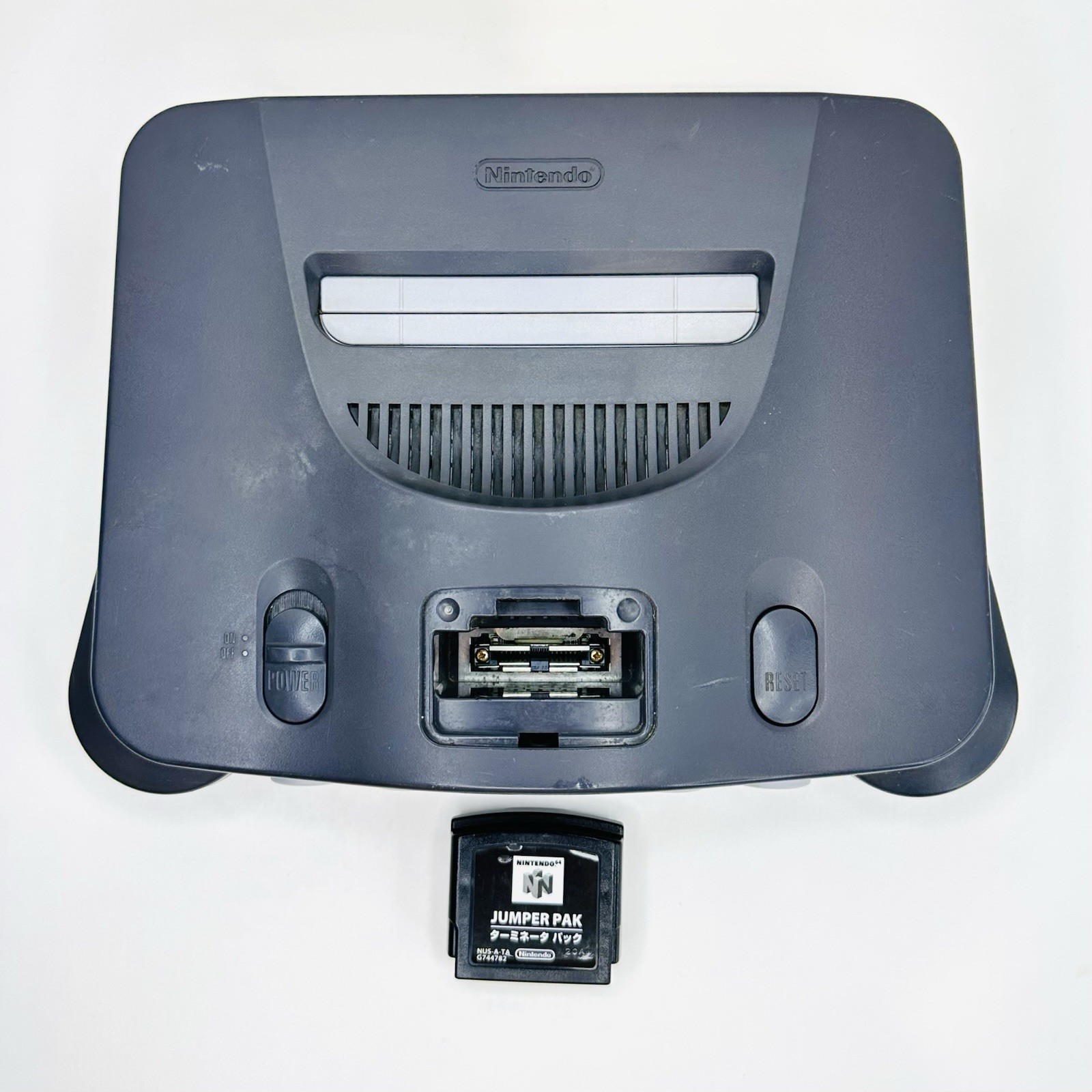 Nintendo 64 Console For Parts or Repair N64 Jumper Pak No Expansion Cover READ