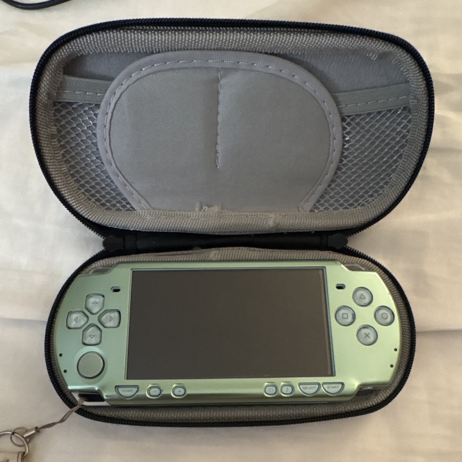 Sony PSP-2000 Felicia Blue Console Japan Tested Working + Case + Shell