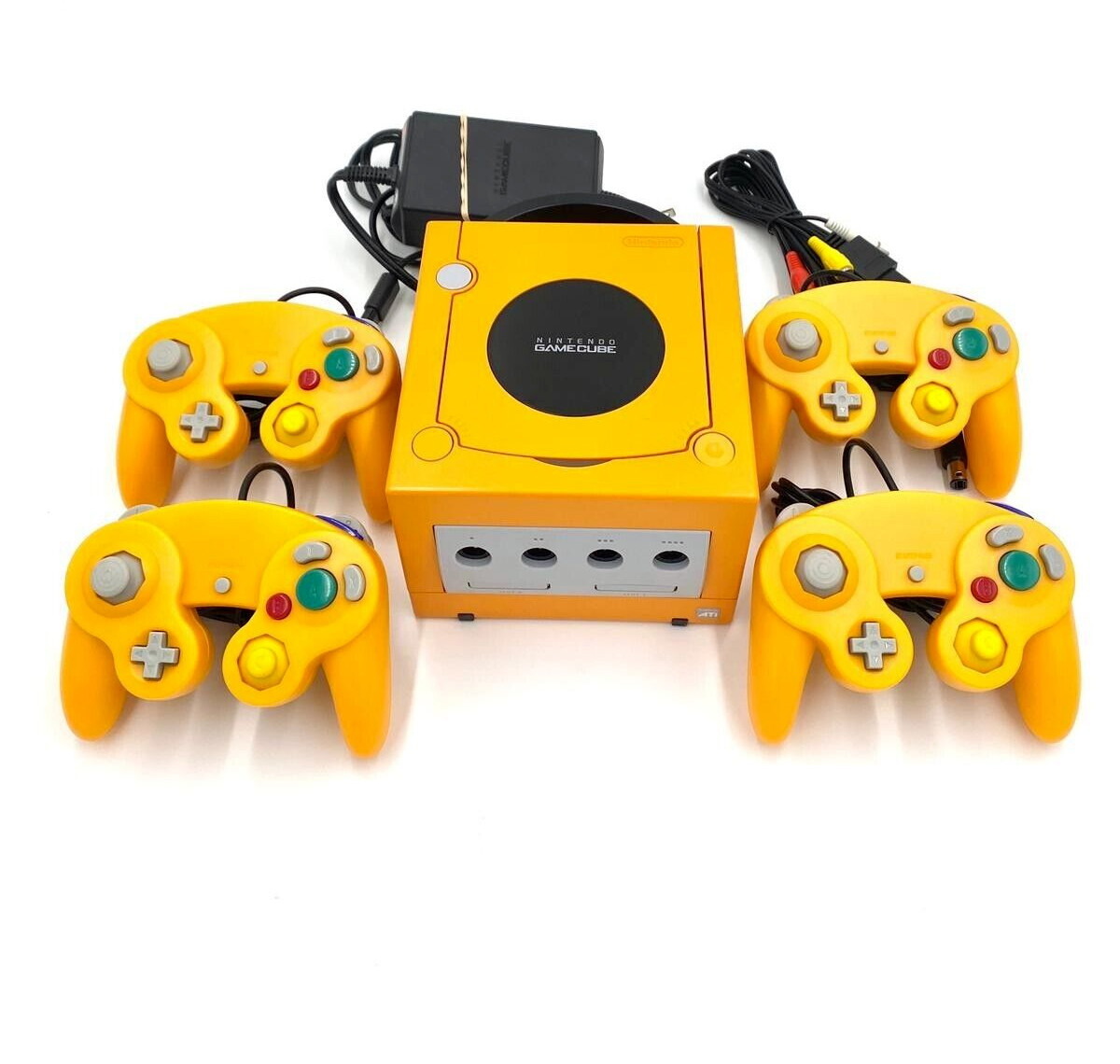Nintendo GameCube console + Controllers + Wires + Memory Card Choose Your Bundle