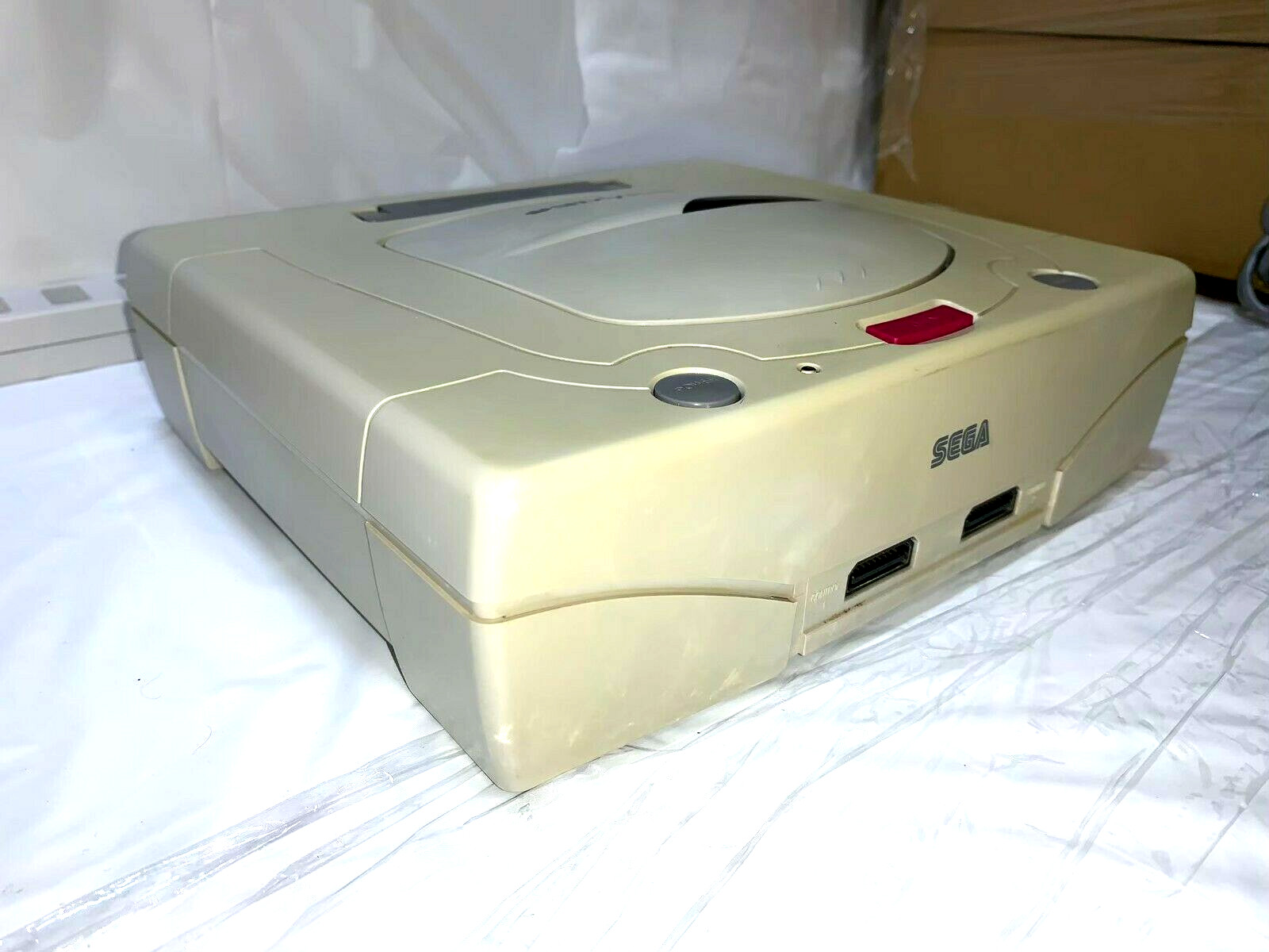 Sega Saturn WHITE Console Tested System HST-3220 JAPAN «NTSC-J» clean up inside