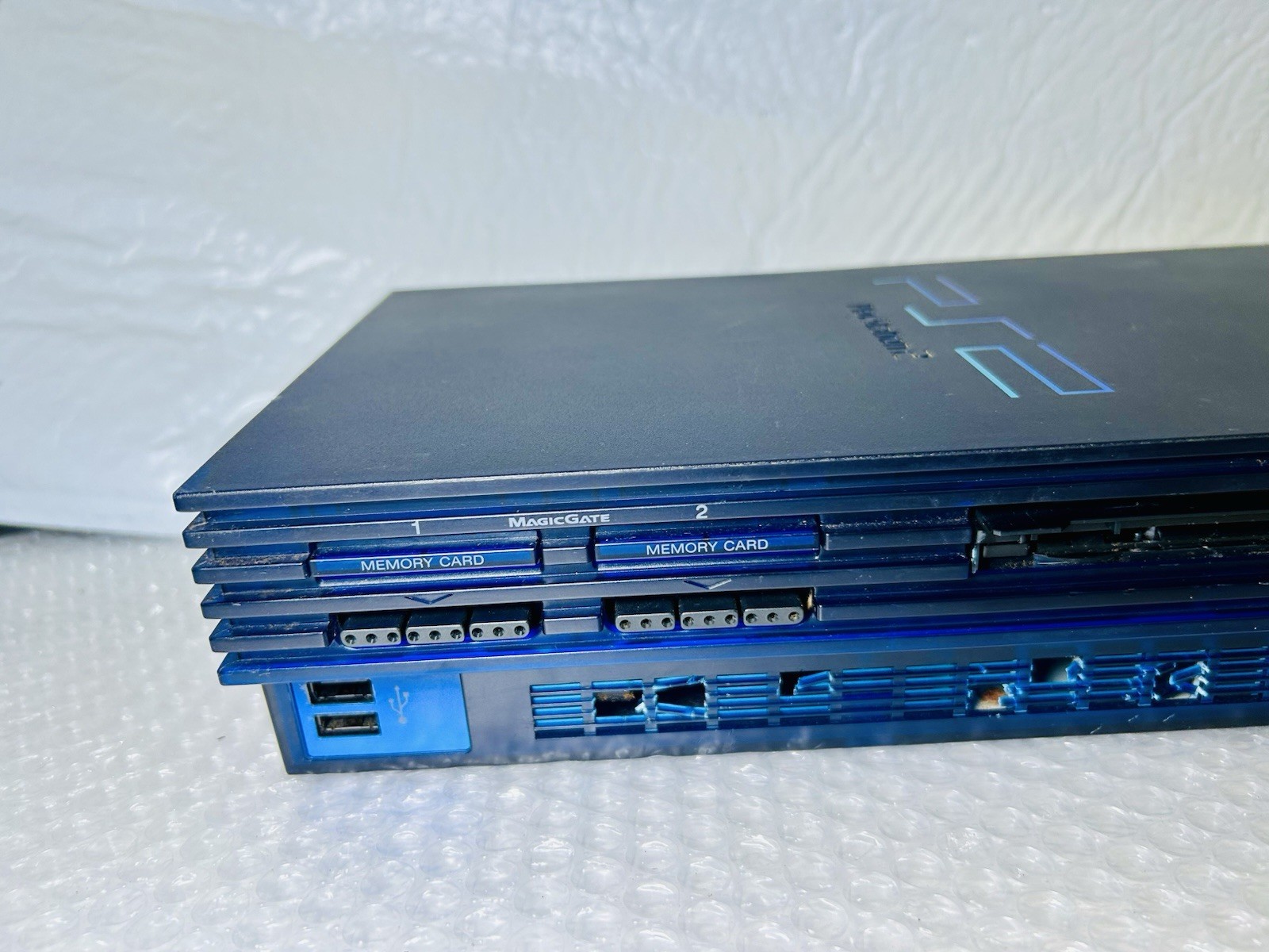 PlayStation 2 PS2 SCPH-50000MB/NH Mid Night Blue Fat Model-CONSOLE Only- REPAIR