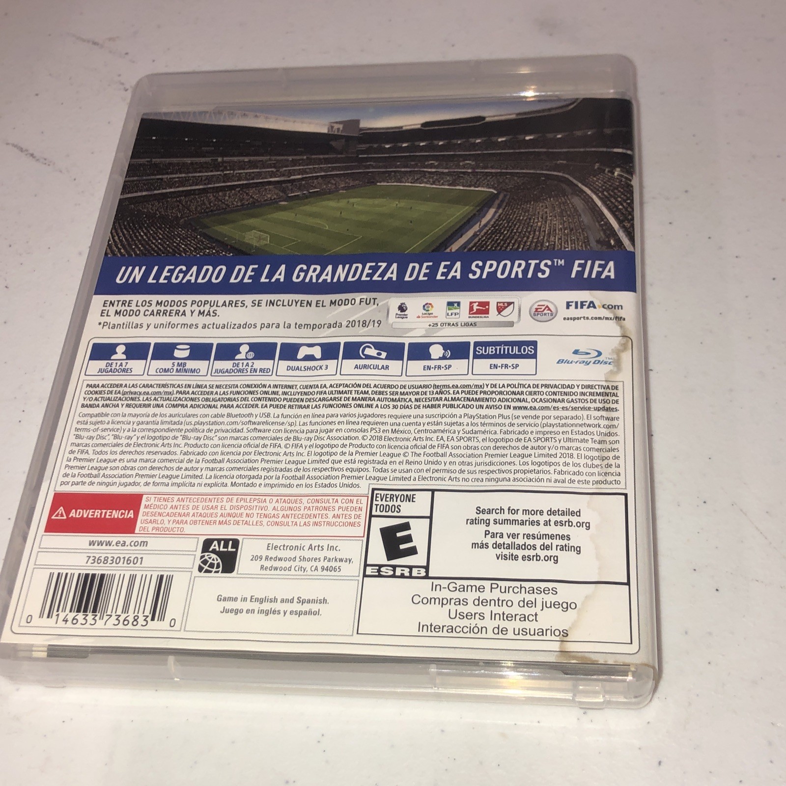 FIFA 19 Legacy Edition (Sony PlayStation 3, 2018) Tested & Working!