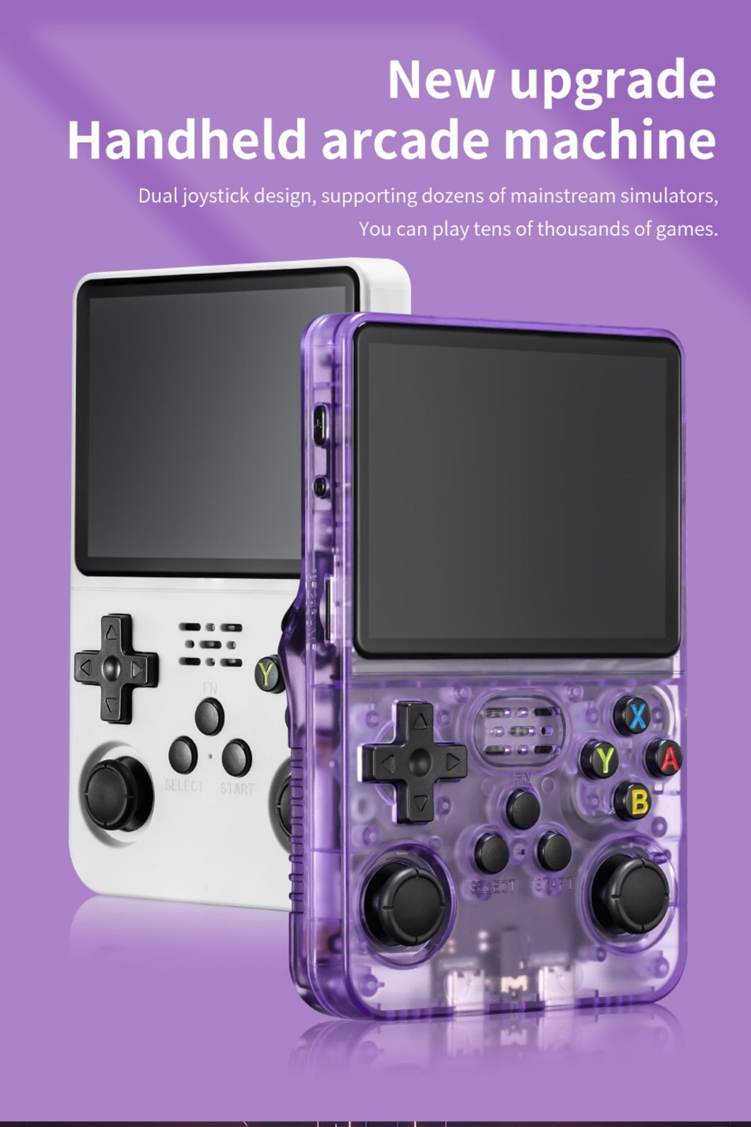 Retro Handheld VideoGame Console 20000 Games 3.5 InchIPS Scree, 128G