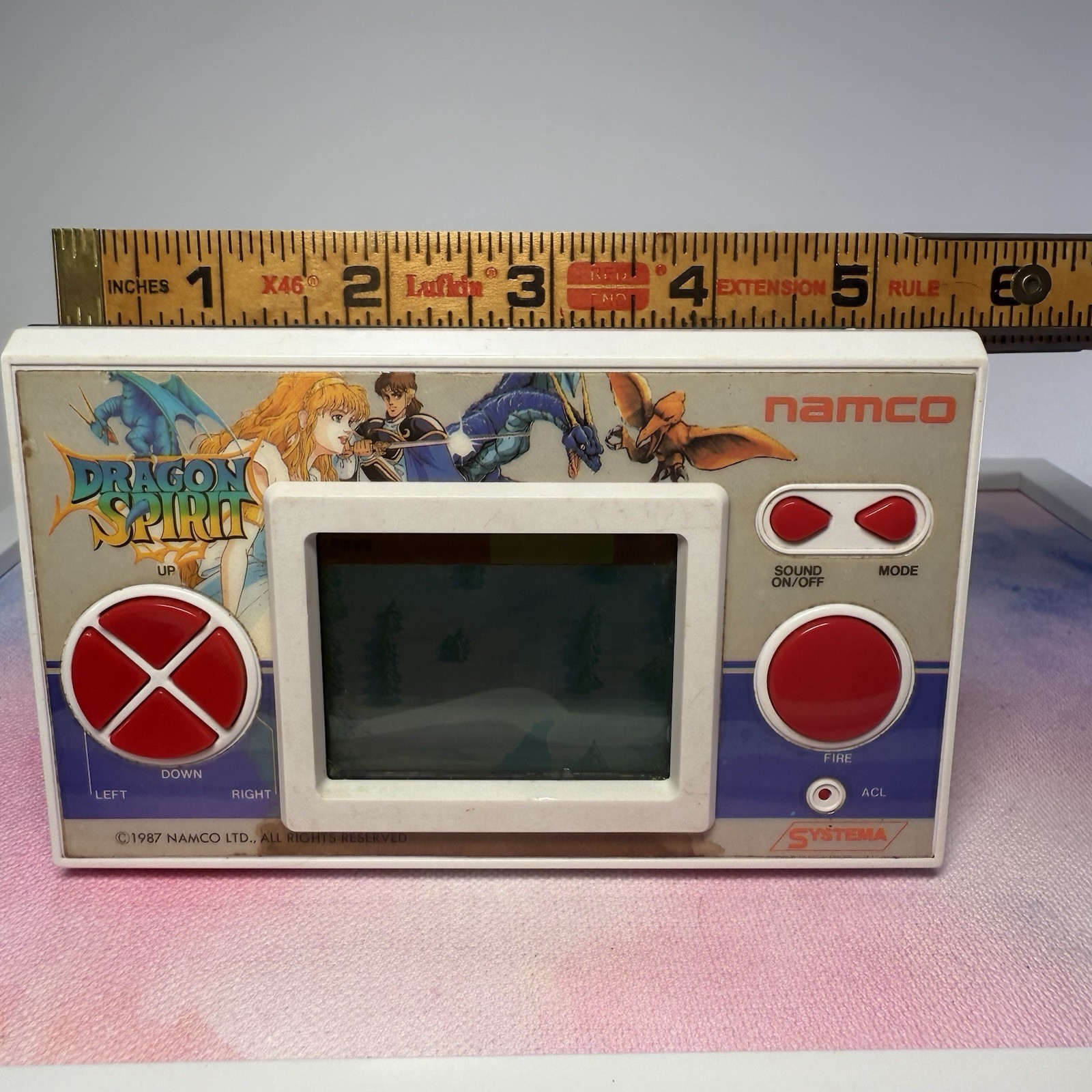 Dragon Spirit Handheld Electronic Game Console 1987! Rare Working Original