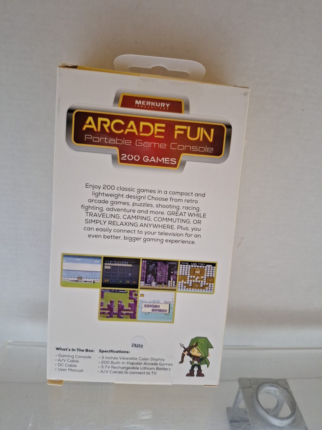 Merkury Innovations Arcade Fun Portable Gaming Console 200 Games
