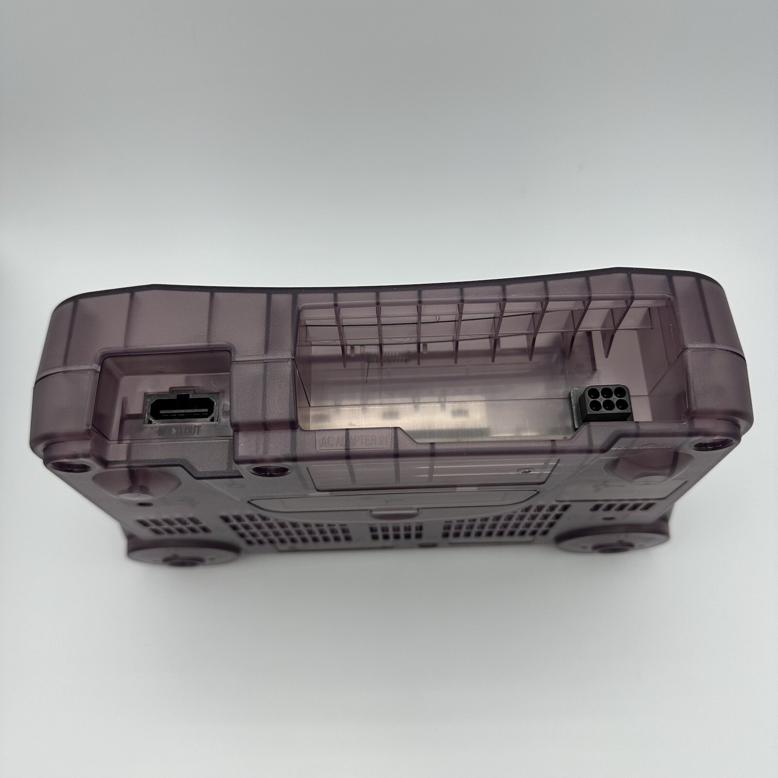 NEW Nintendo 64 N64 Limited Clear Atomic Purple Custom Console Only Funtastic
