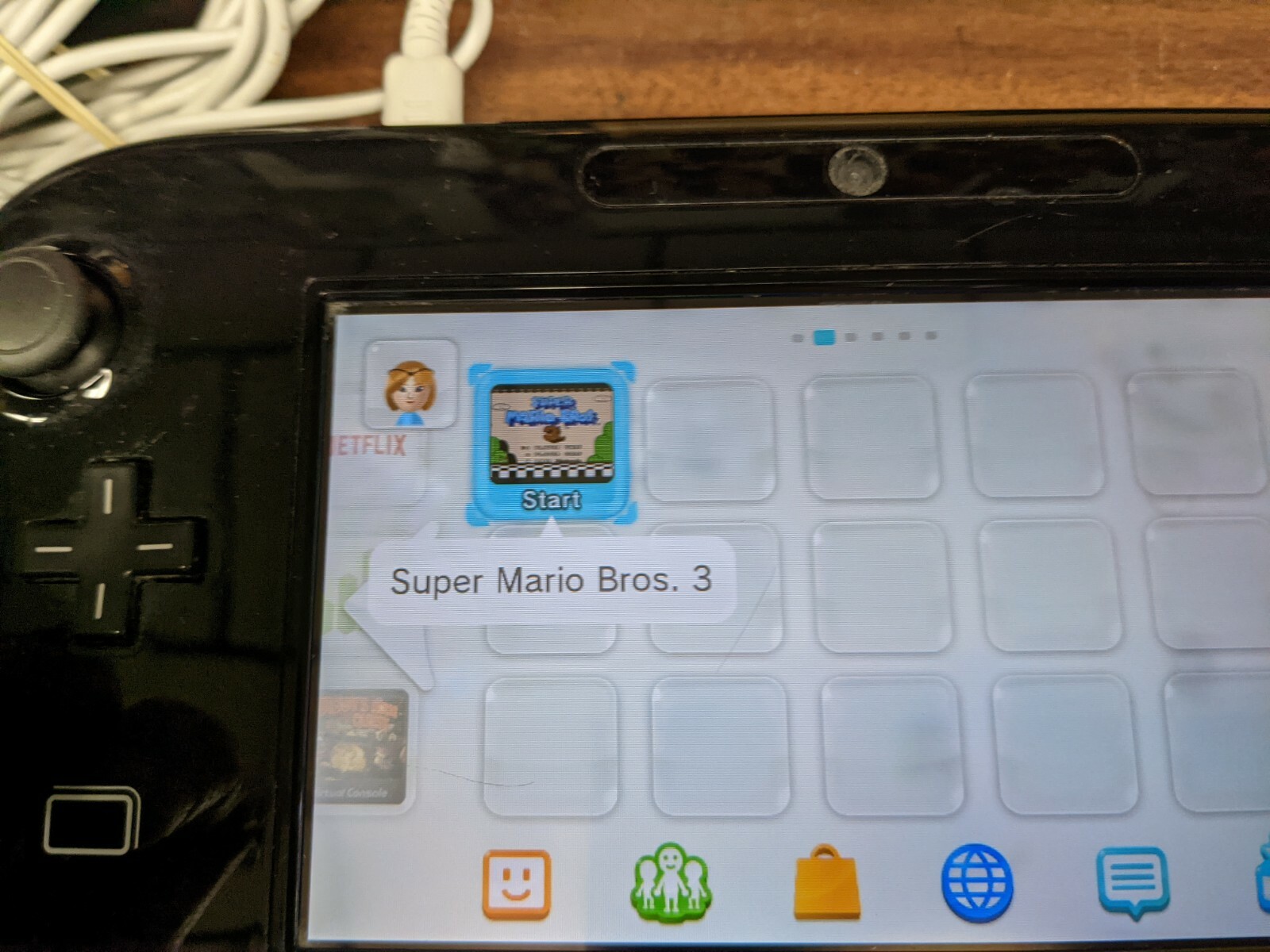 Nintendo Wii U 32GB Black Console & Gamepad WUP-101(02) Tested with Games Zelda