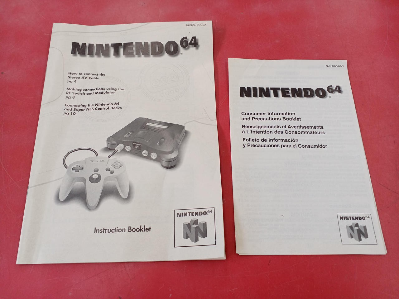 NINTENDO 64 NUS-001 (USA) Console – Tested & Working!