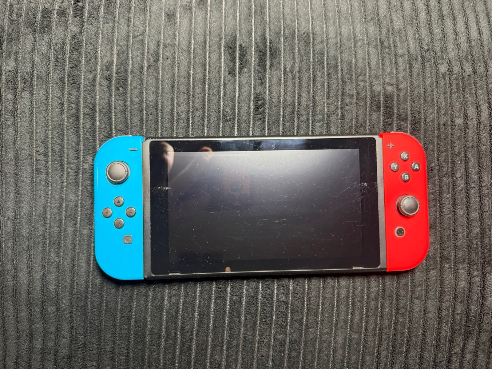 Nintendo Switch V2 HAC-001(-01) Neon Blue Red Joy-Cons Console Tested