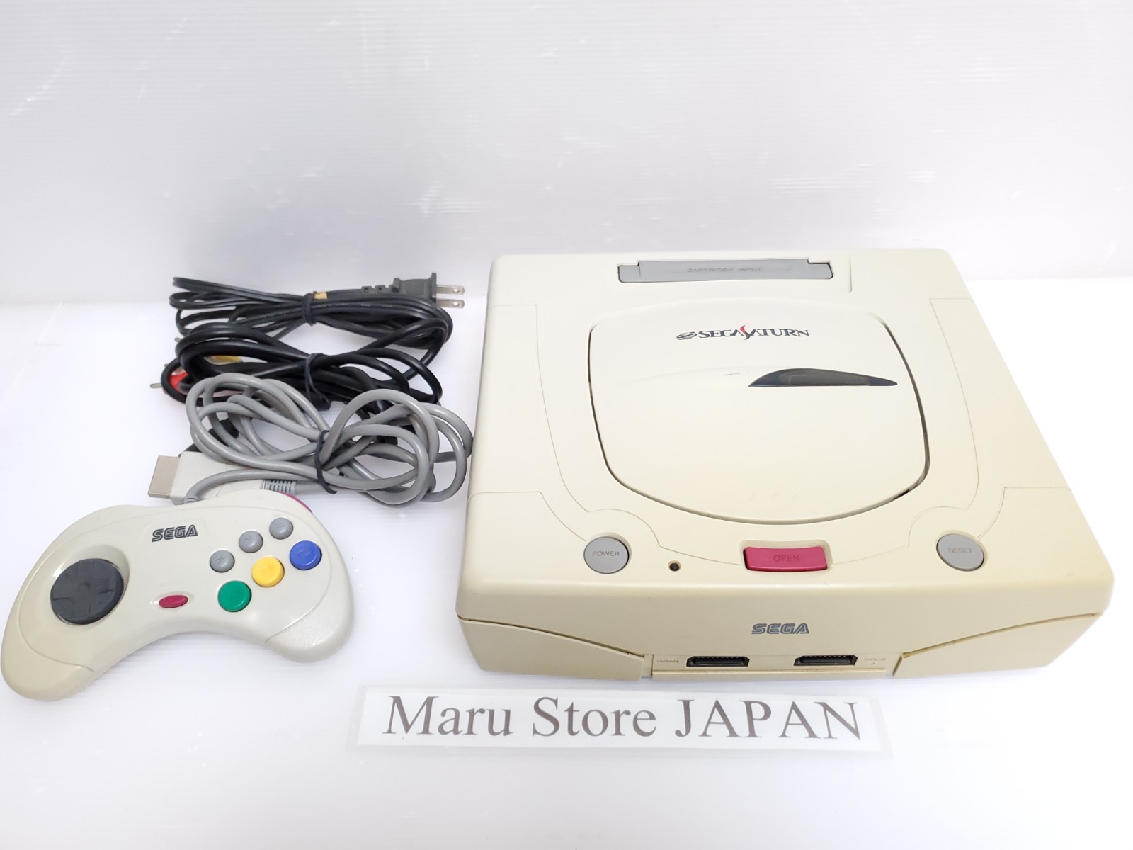 Sega Saturn White Console HST-3220 Japanese Version Select Your Accessories