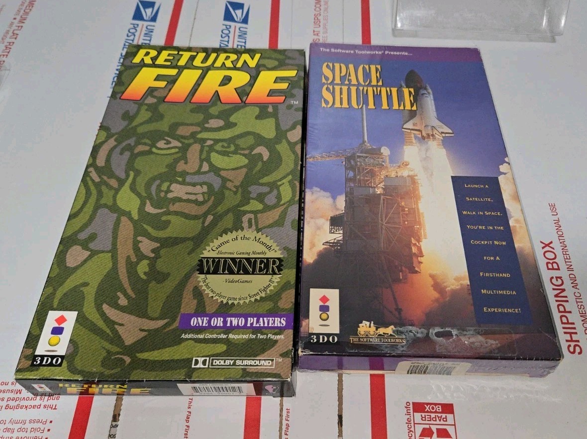 5 3DO Games Including Space Shuttle, Crime Patrol, Return Fire Read Listing!