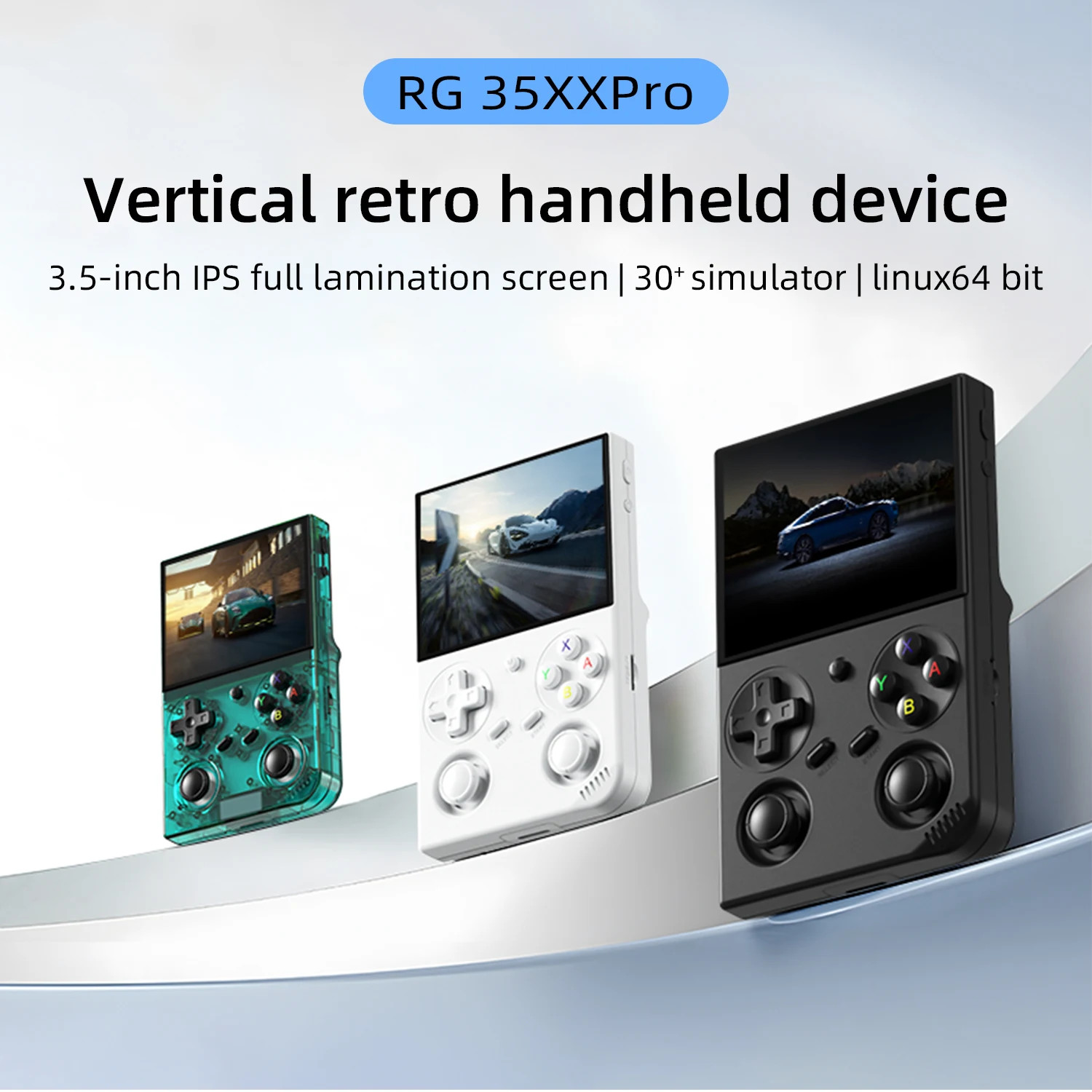 Anbernic RG 35XXPRO 3.5” IPS Screen Video Game Console Linux Built-in 64G Gifts