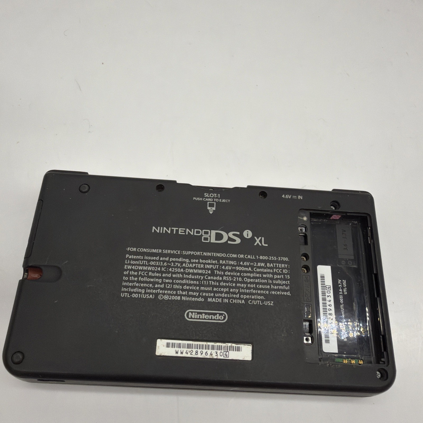 Nintendo DSi XL Red Mario 25th Anniversary Console PARTS ONLY UNTESTED