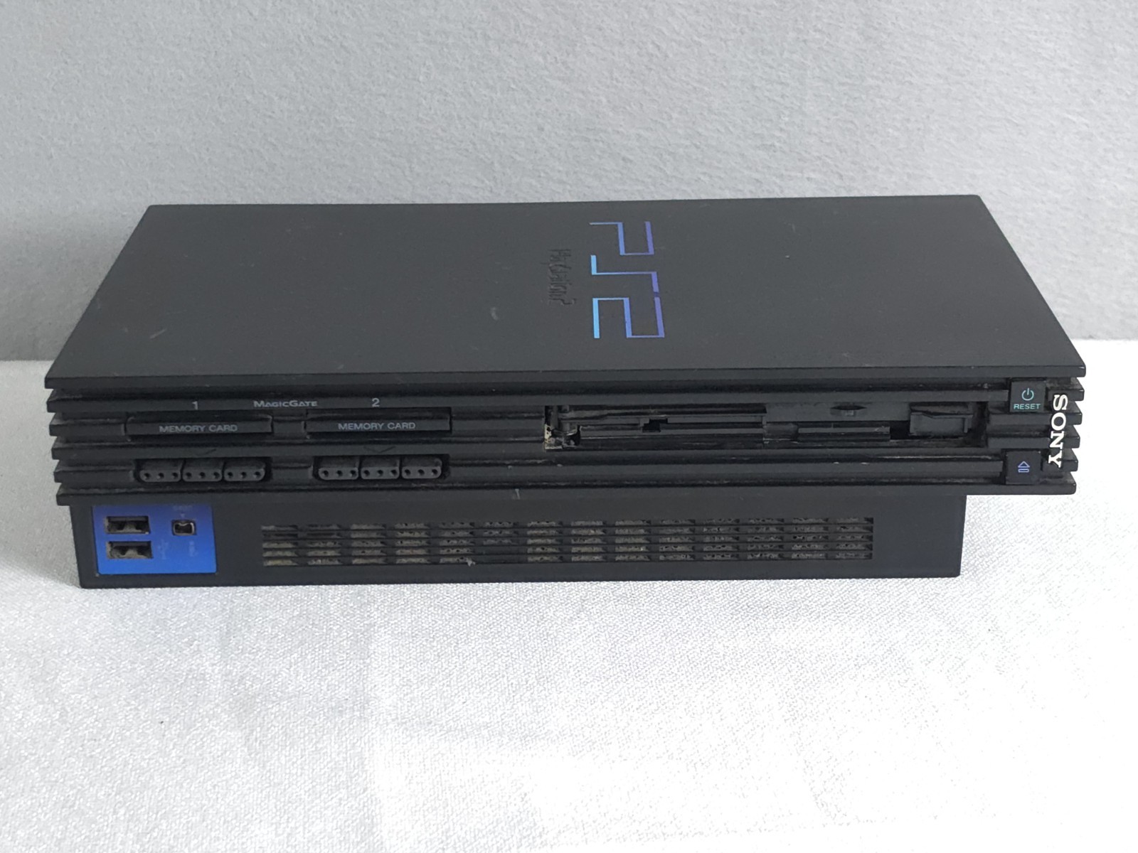 Sony PlayStation 2 PS2 Console Bundle OEM Controller 15 Games 2 Memory Cards