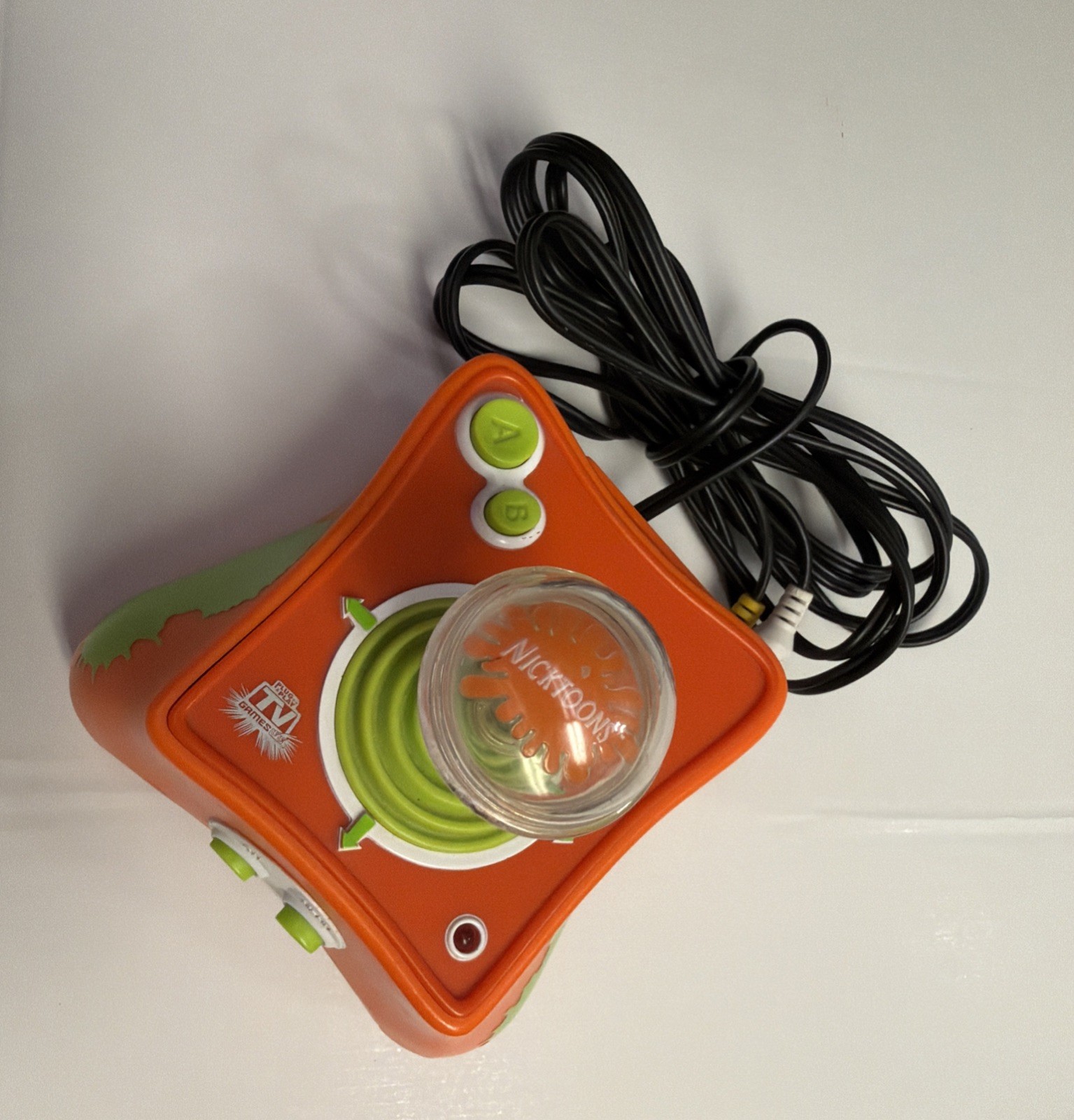 Jakks Pacific Nicktoons Plug & Play TV Games Controller Orange Slime 2004