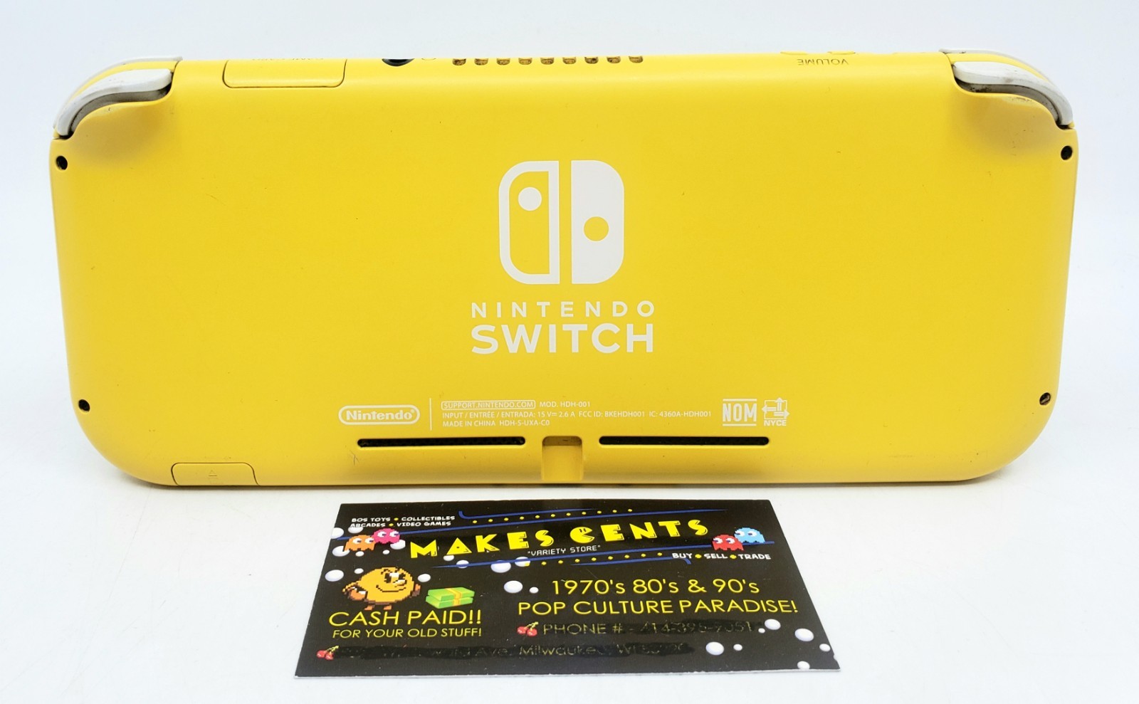 Nintendo Switch Lite Yellow Variant Handheld Game Console – AS IS WORKS READ!