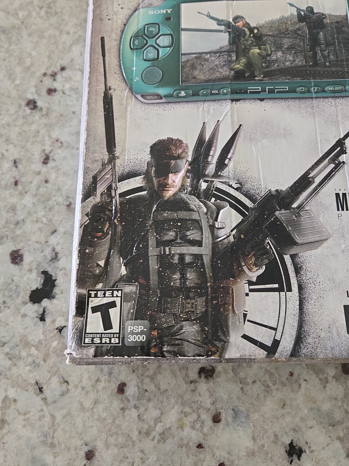 Sony PSP 3001 Metal Gear Solid: Peace Walker Entertainment Pack In Box – Tested