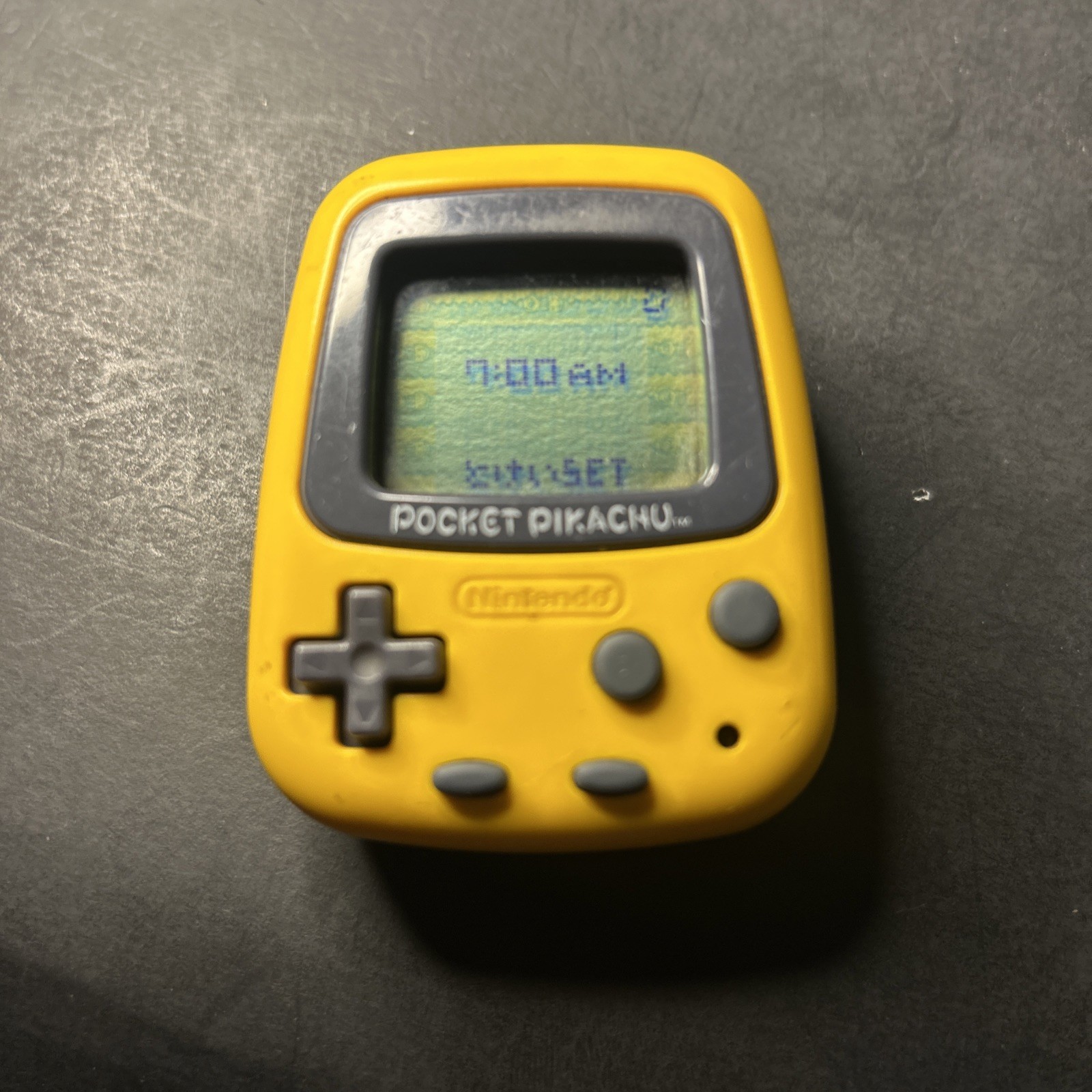 NINTENDO Pocket Pokémon Pikachu SOUND WORKS *Good Screen* Yellow Color