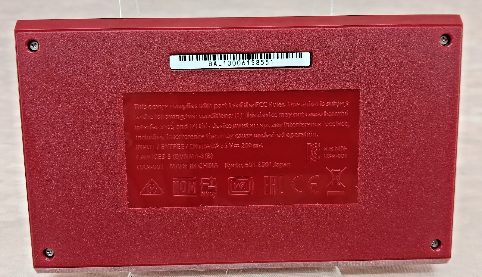 Nintendo Game & Watch Super Mario Bros Color Screen Handheld Console Tested