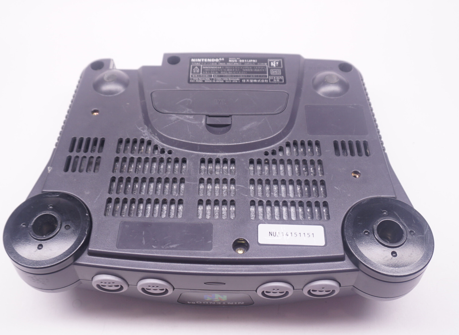 Nintendo 64 Charcoal Gray N64 Launch System Console Only & Jumper Region Free