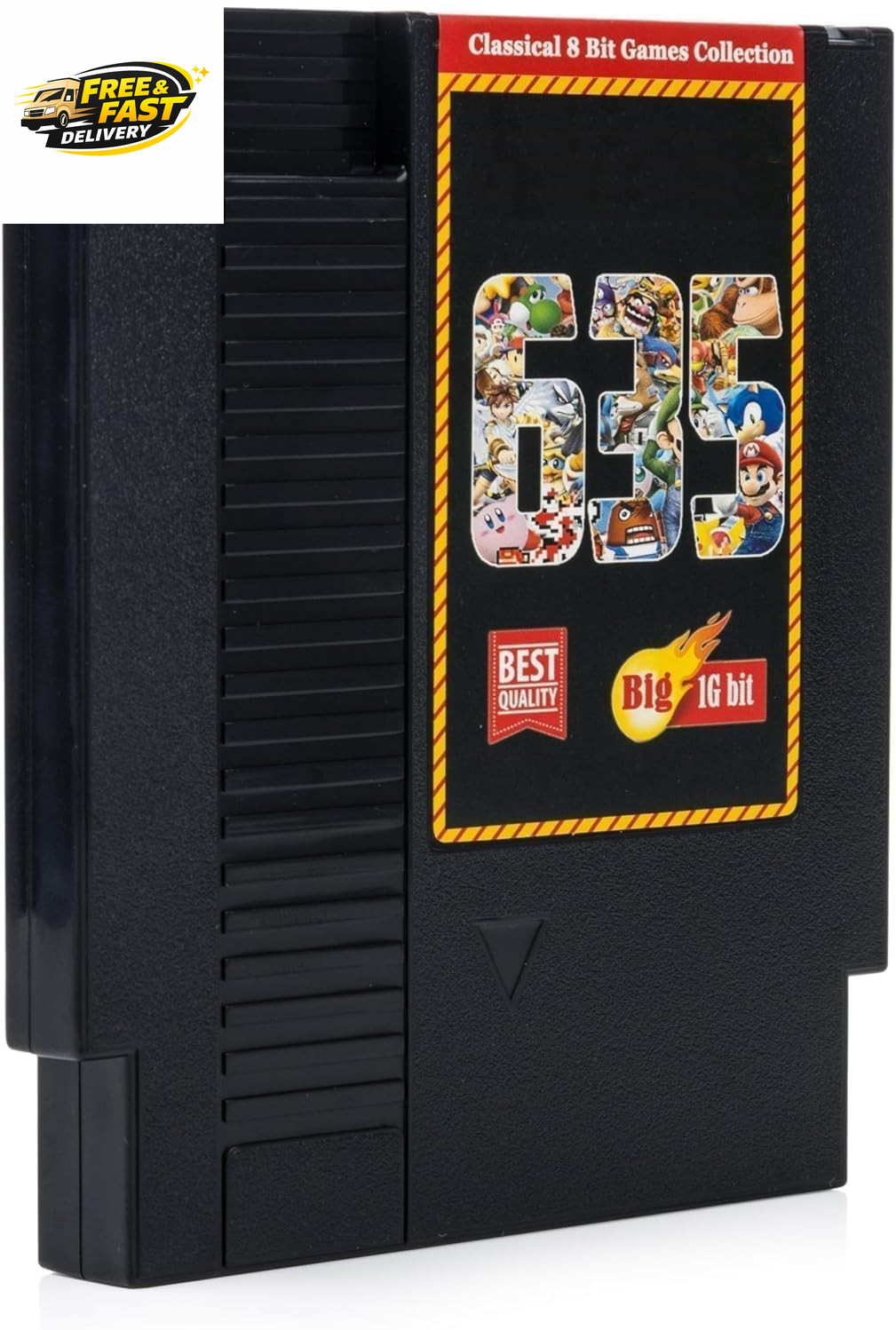 635 in 1 Cartridge Multicart Classic Retro Games Collection Compatible with