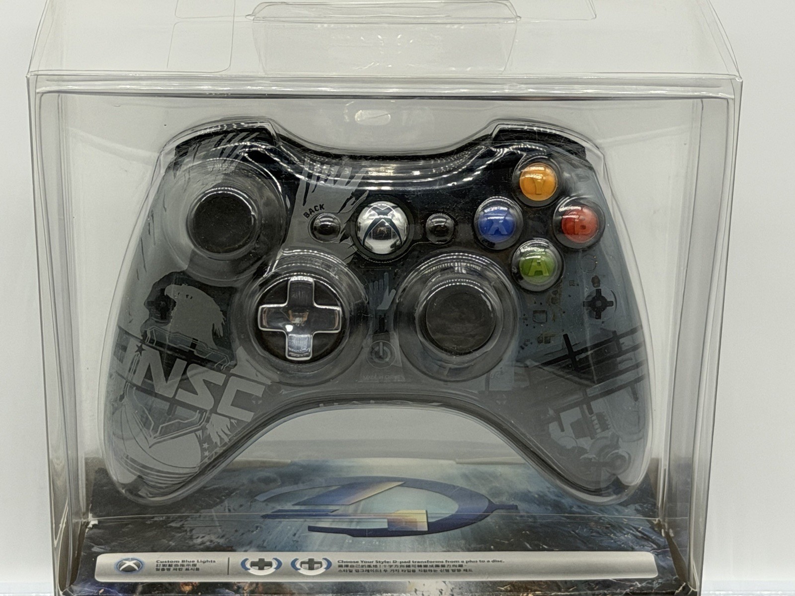 SEALED Halo 4 UNSC Xbox 360 Wireless Controller Korean Limited Edition KoreaRare