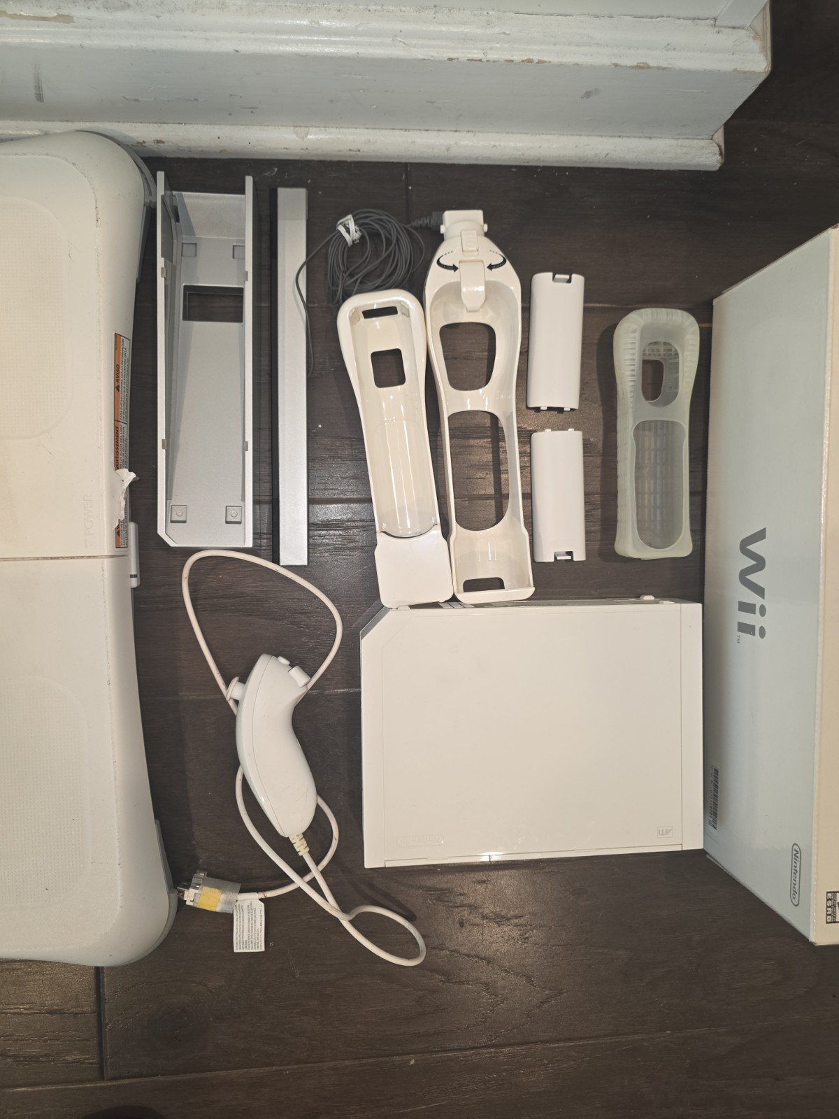 Nintendo Wii In Box With 13 Games + Wii Fit And Balance Board