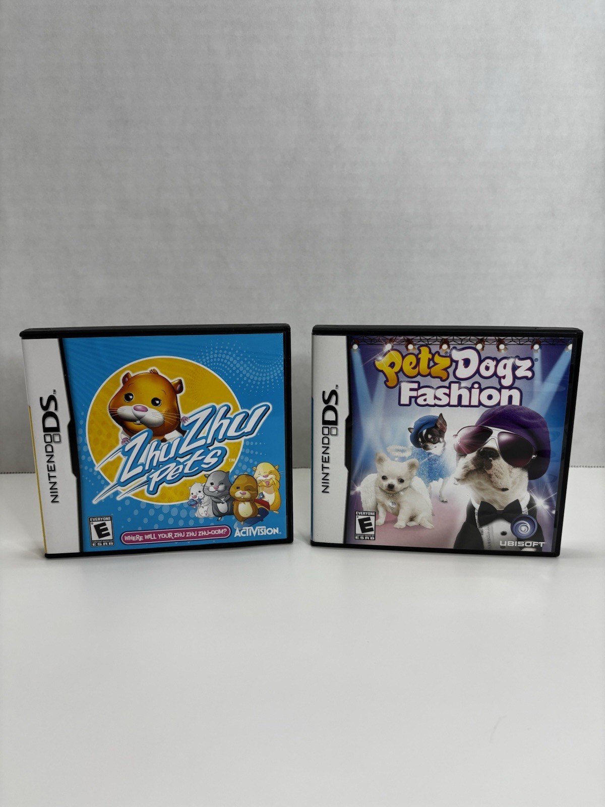 Nintendo DS Lite USG-001 Pink Handheld Console Bundle w/ 7 Games Charger Tested