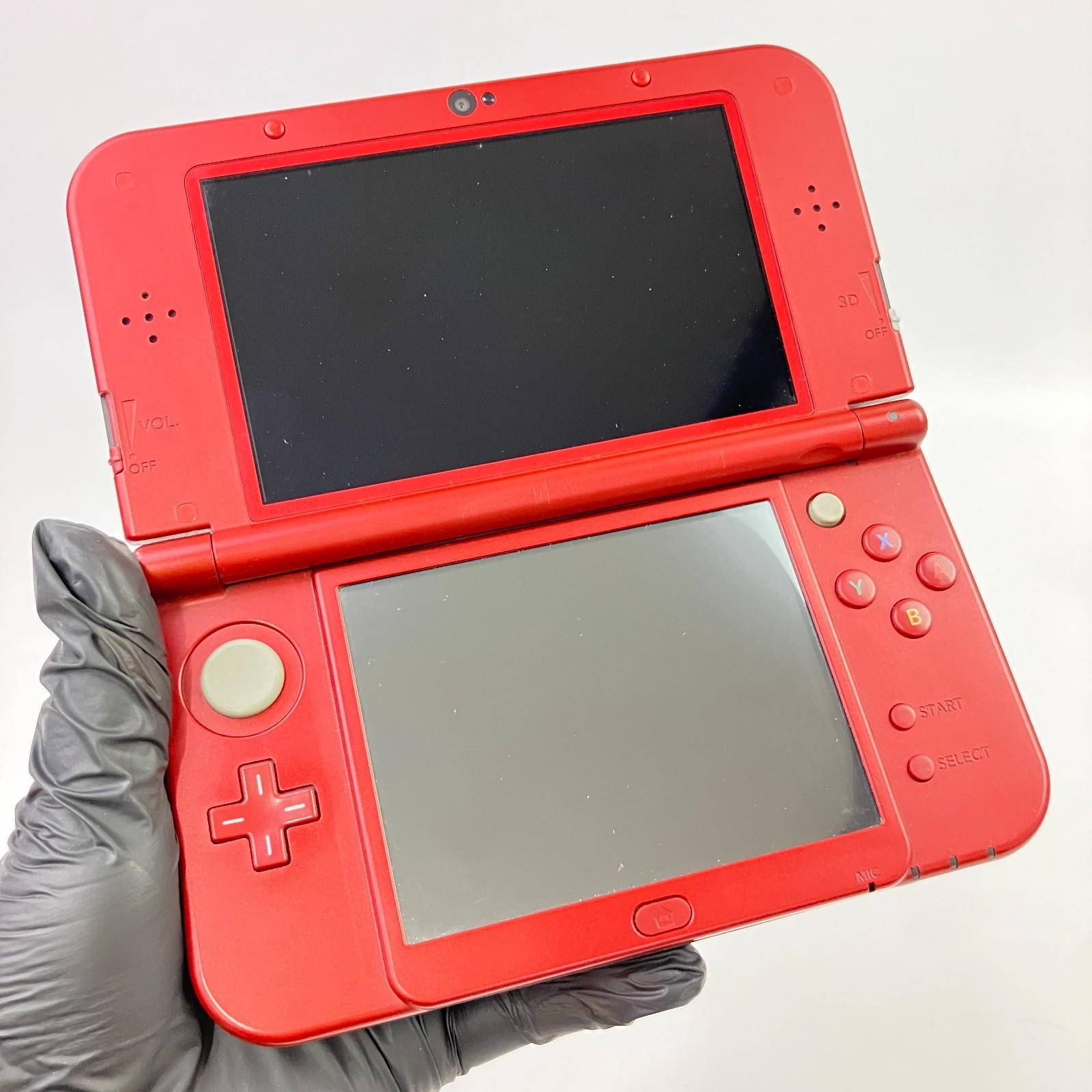 Nintendo new 3DS LL XL Metallic Red Console Rank A Region Japanese Only 43
