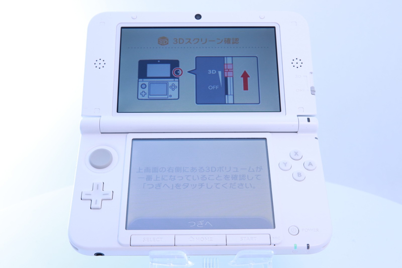 JP Game Nintendo 3DS LL XL Mint White [Rank :A] Region-locked