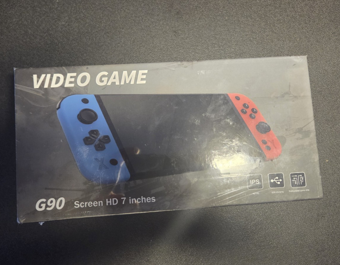7-inch Full HD IPS Screen Linux Retro Handheld TV Video Game Console G90 64GB